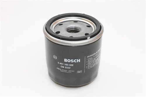 Filtro Aceite - Ford Fiesta 1.4I, 1.6I (C/Mot. Zetec); Courier 1.4I; Escort 1.8 Si Sport; Ford Fiesta 1.3I (-&gt;95) - Mini   F I A T - Bosch-RB