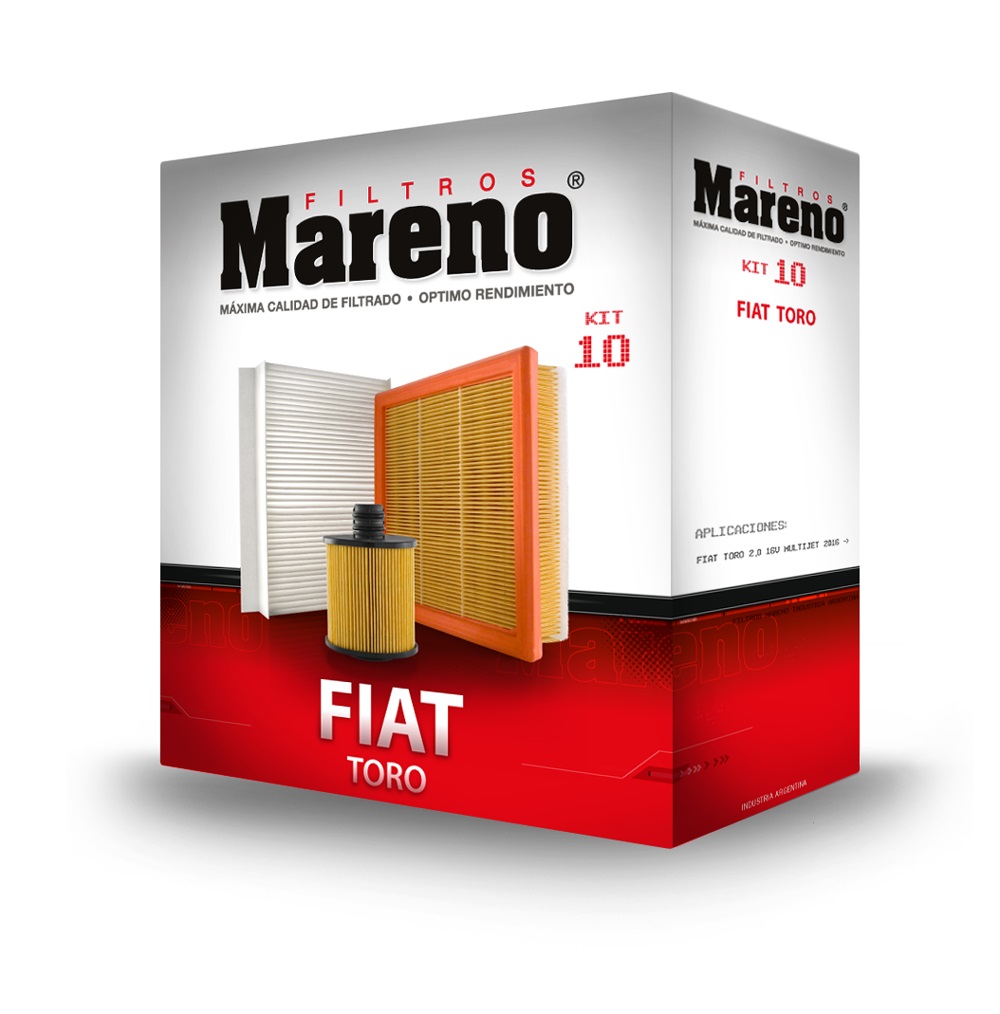 Kit Filtros - Fiat Toro/Jeep Renegade - Mareno