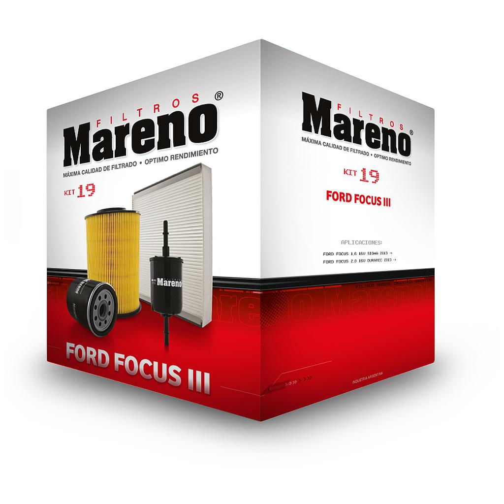 Kit Filtros - Ford Focus Iii - Mareno